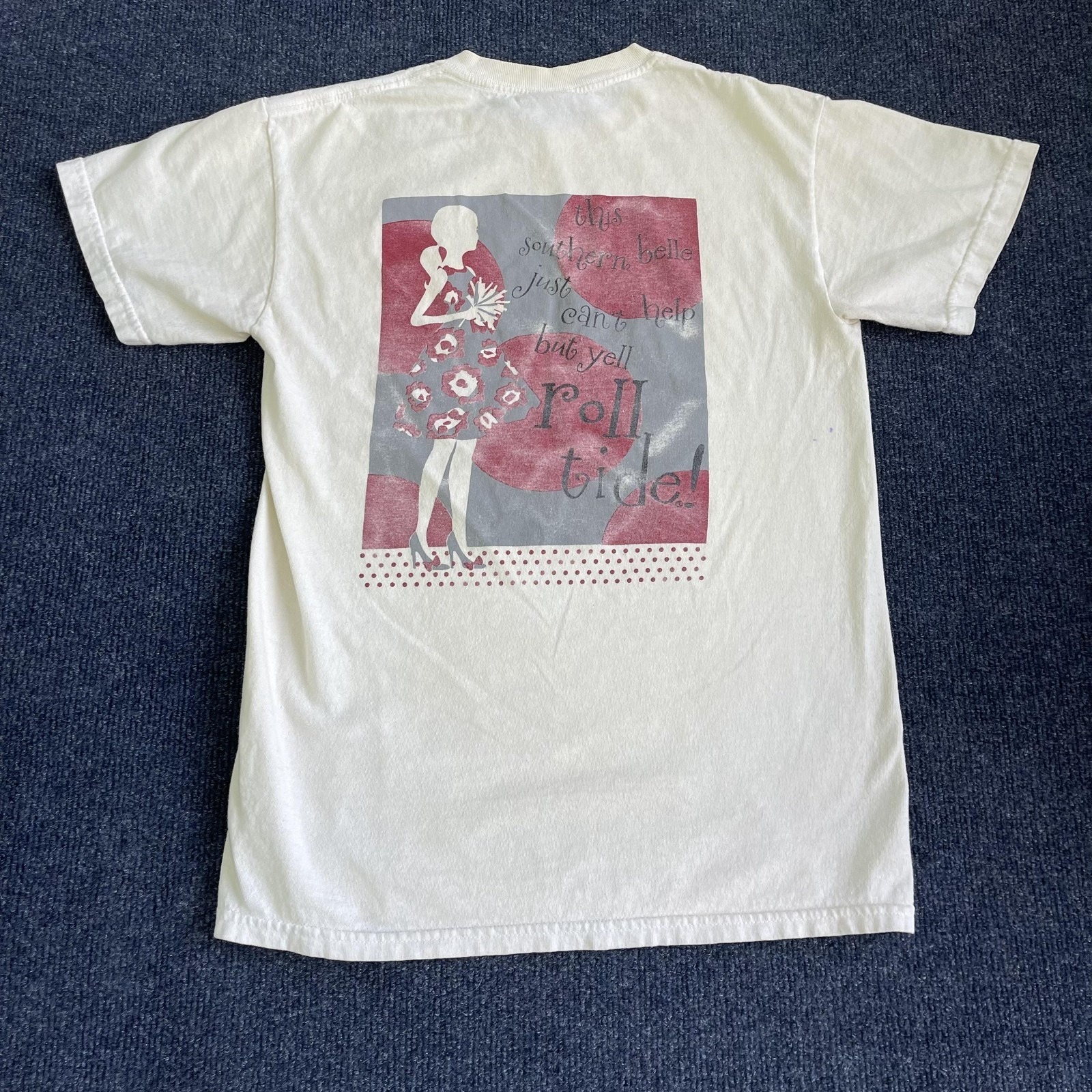 Y2k Alabama Crimson Tide Shirt Womens Small Ncaa Football Mv Sport Roll Tide